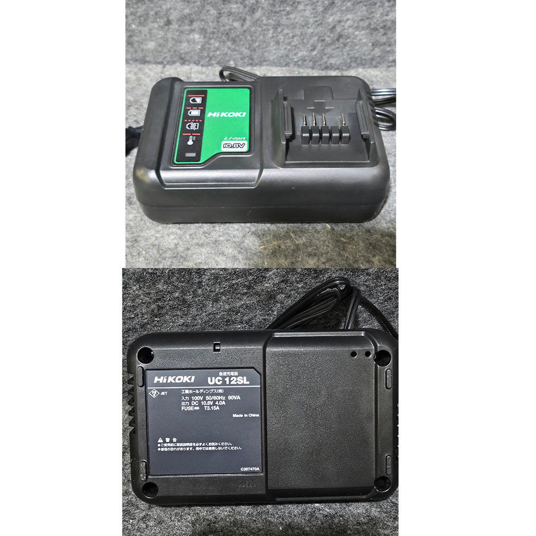 【美品】HiKOKI(ハイコーキ) 10.8V コードレス ハンマドリル  DH12DD(LSK) 蓄電池1個・充電器・ケース付き【桶川店】
