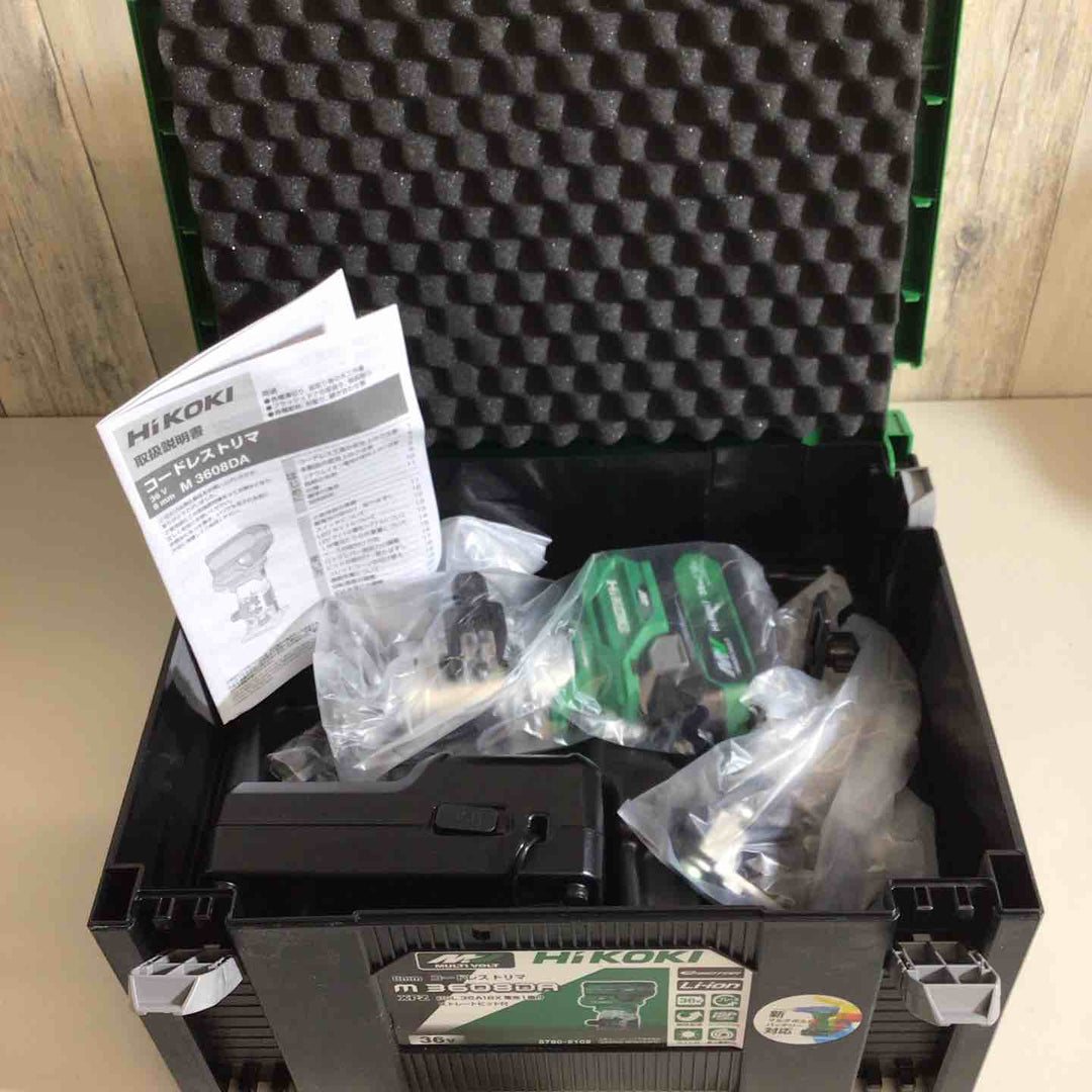 ★ハイコーキ(HIKOKI ※旧:日立工機) コードレストリマ M3608DA(XPZ)【戸田店】
