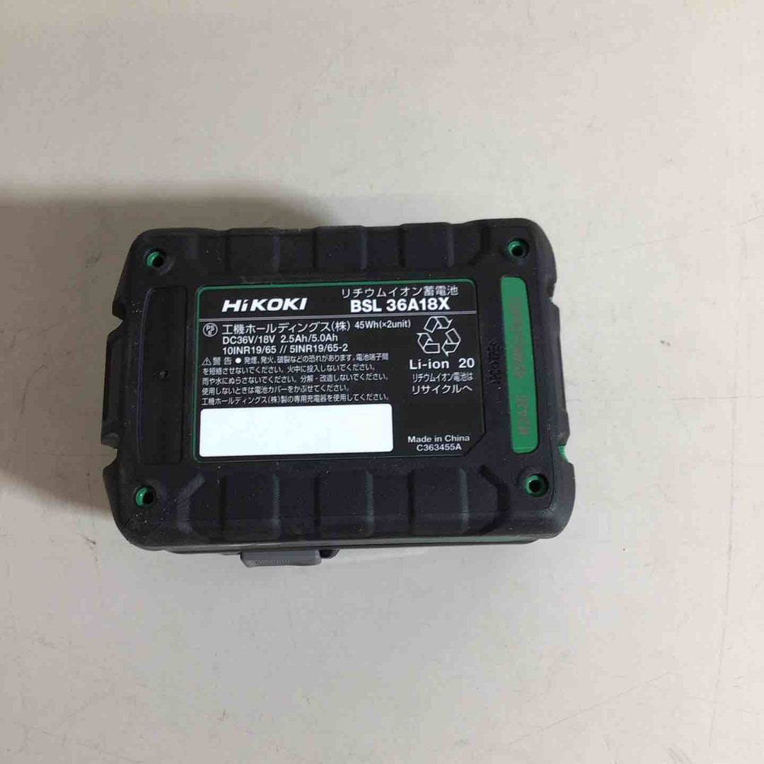 ★ハイコーキ(HIKOKI ※旧:日立工機) リチウムイオンバッテリー 36V/2.5Ah BSL36A18X【戸田店】