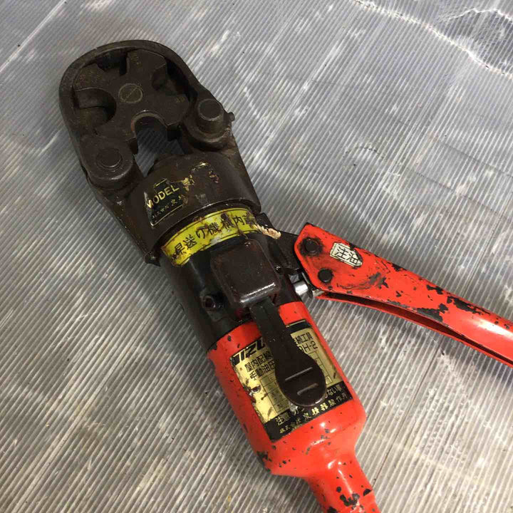 ☆泉精器(IZUMI) 手動油圧式圧着工具 9H-2【草加店】