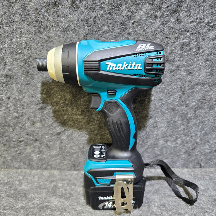 【中古品・14.4V バッテリ4.0Ah/3.0Ah各1個付き※バッテリ1個過放電50%】マキタ(makita) コードレス4モードインパクトドライバー TP131DRFX【桶川店】