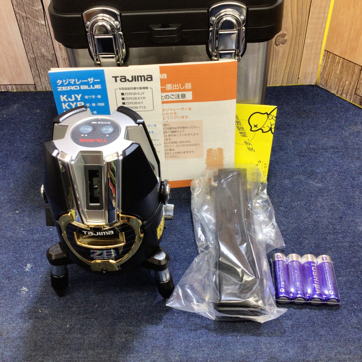 〇タジマ(TAJIMA)  ブルーグリーンレーザー墨出し器 ZEROB-KY 矩・横  ZERO BLUEーKY【八潮店】