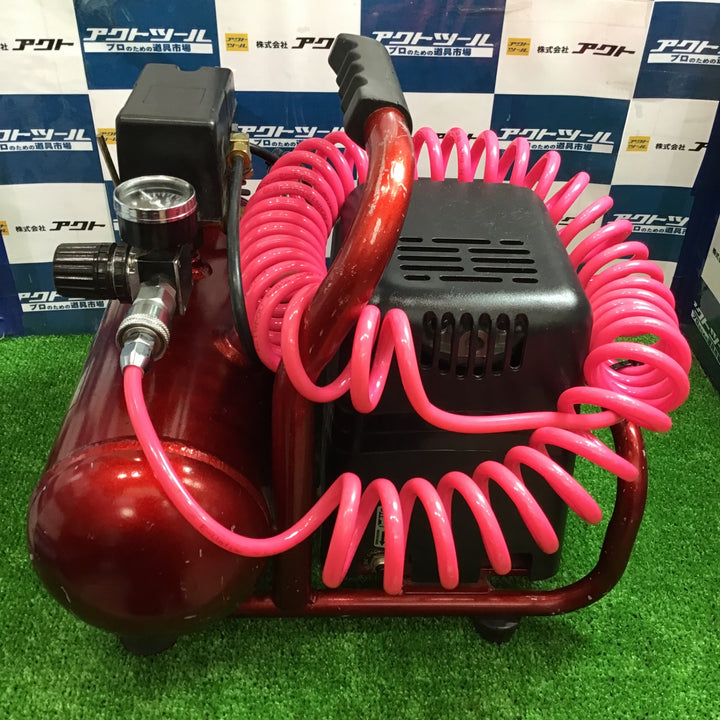 〇藤原産業 (SK11) オイルレス エアーコンプレッサー SR-045 タンク容量 4L SR-L04SPT-01【草加店】