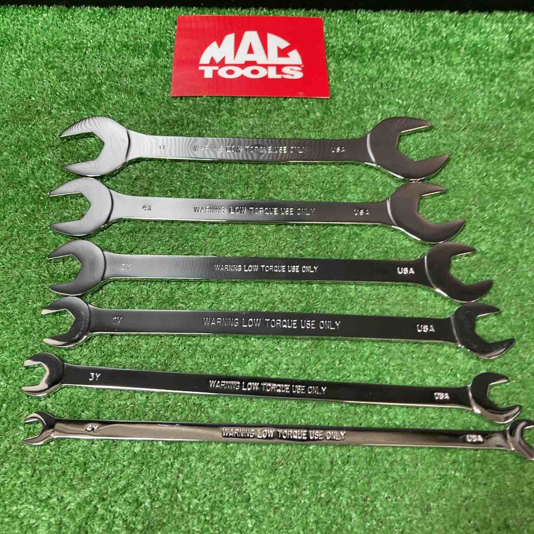 【未使用品(店頭展示品)】マックツール(MACTOOLS)メトリック 薄型スパナ 6本セット DT3032・2628・2224・1820・1416・1012【岩槻店】