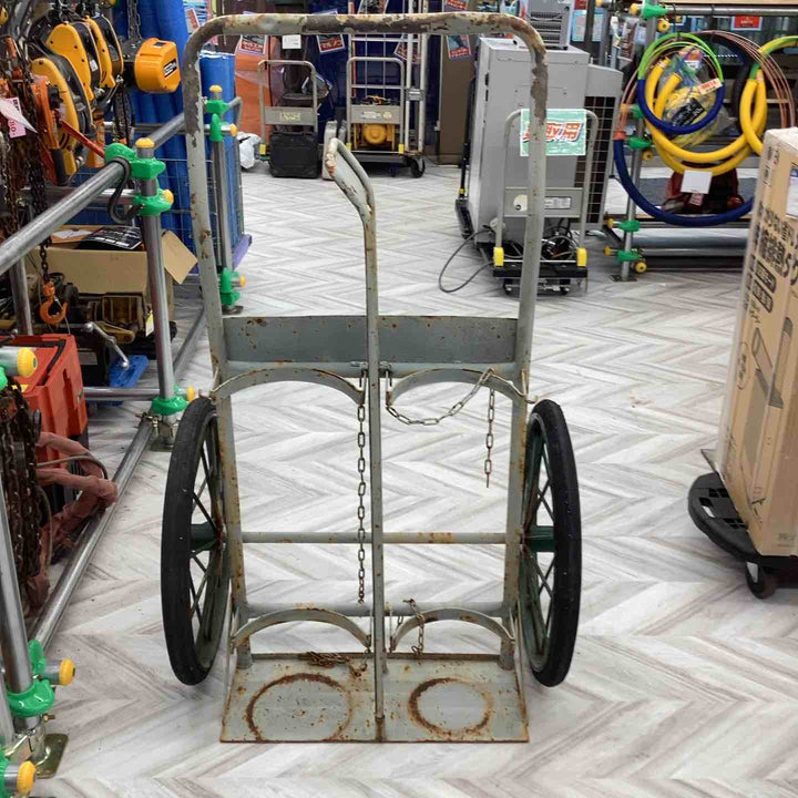 【店頭受取り限定】ハンドカー 30Kgボンベ 運搬車【越谷店】