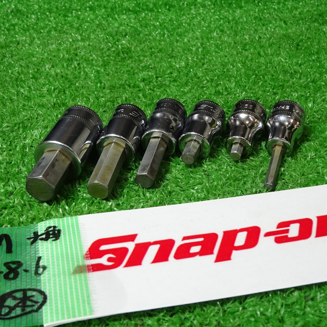 スナップオン/Snap-on ヘックスソケット 19個セット インチ、ミリ TMA 7個、FA 6個、FAM 6個【岩槻店】