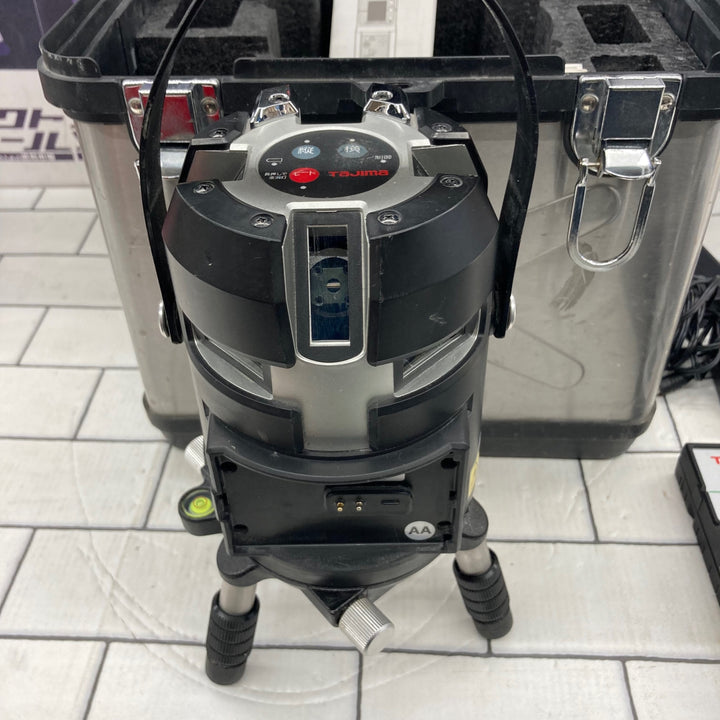 〇タジマ(Tajima) ナビゼロブルーレーザー墨出し器 電子整準(センサー) 矩十字・横全周 ZEROBLS-KJC【所沢店】
