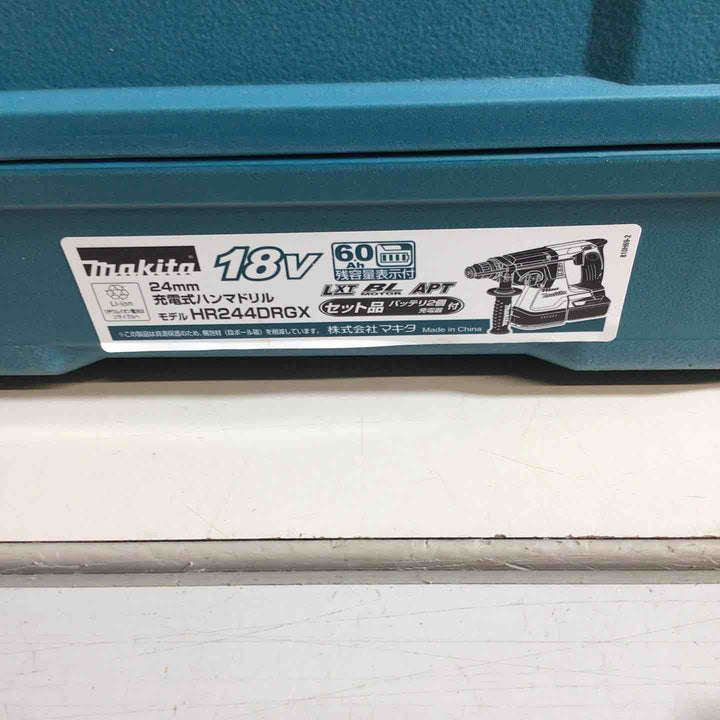 【未使用品】★純正バッテリー2個&充電器付き フルセット★マキタ(makita) コードレスハンマドリル HR244DRGX【戸田店】