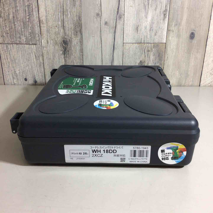 ◇ハイコーキ(HiKOKI) コードレスインパクトドライバー WH18DD(2XCZ)【戸田店】