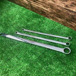 △マックツール(MACTOOLS)ストレートメガネレンチ各種3本まとめて