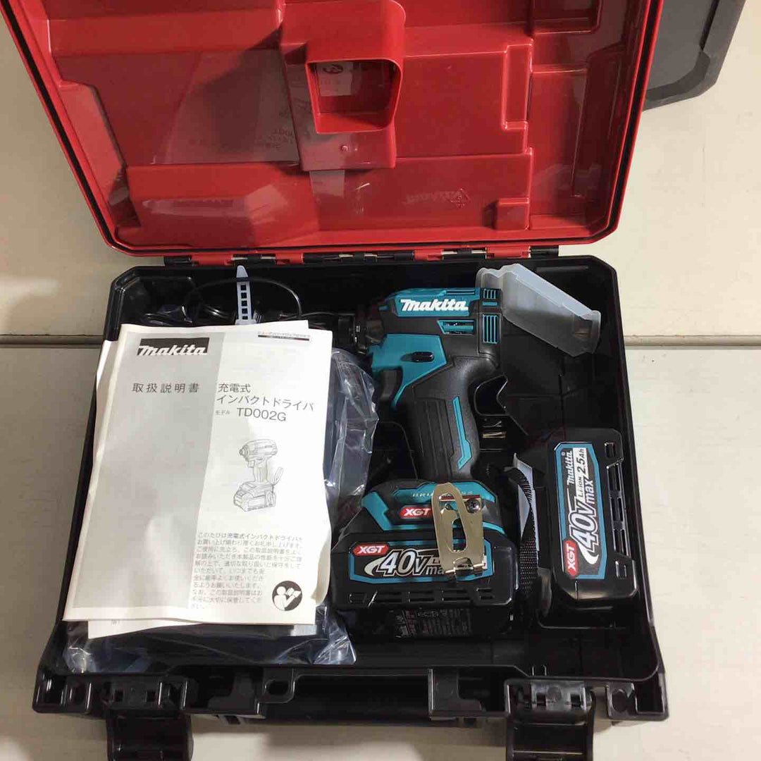 【未使用品】マキタ(makita) コードレスインパクトドライバー TD002GRDX 3台セット ブルー【戸田店】