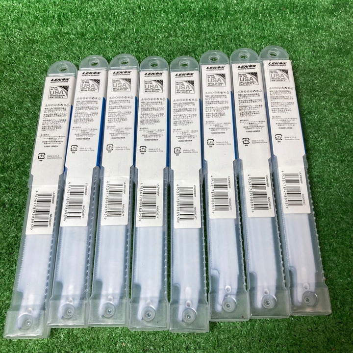 【未使用品(店頭展示品)】レノックス(LENOX) セーバーソー・レシプロソー替刃 LXJP818RP 200mm 6枚入り 8個セット