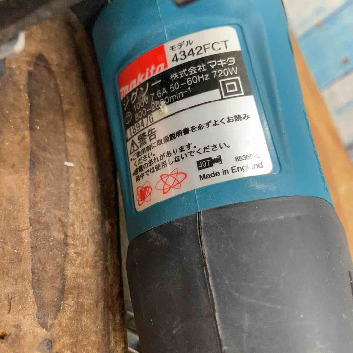 【中古品】 マキタ/makita ジグソー 4342FCT 【鴻巣店】