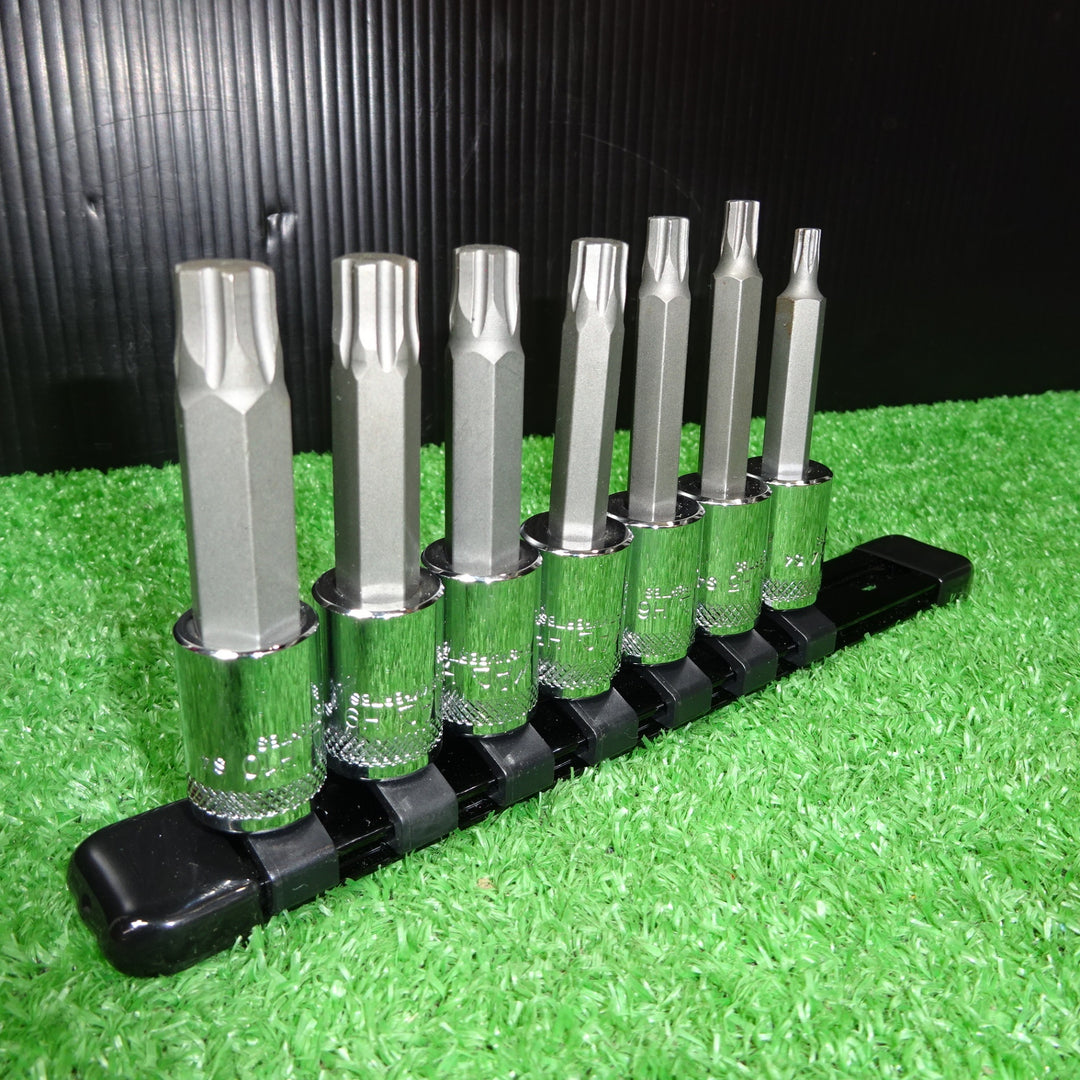 MACTOOLS 3/8トルクスソケットセット 7個 XH4MMRBRTBS H4 H5 H6 H7 H8 H9 H10【岩槻店】