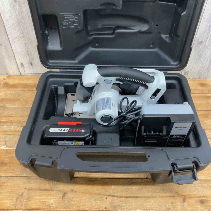 【中古品】 パナソニック(Panasonic) コードレスチップソーカッター EZ4542LS2M-B 14.4V セット品 【東大和店】