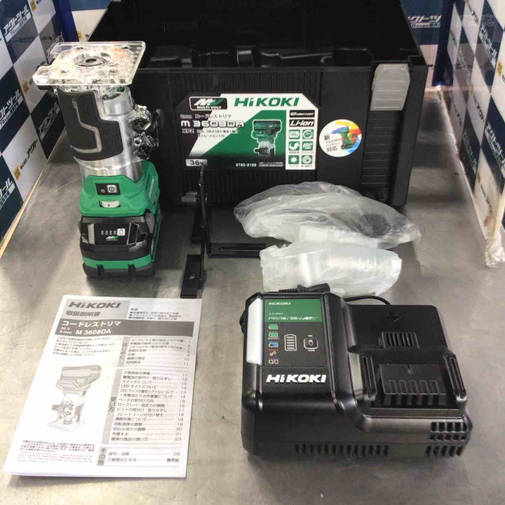 ★ハイコーキ(HIKOKI ※旧:日立工機) コードレストリマ M3608DA(XPZ)【草加店】