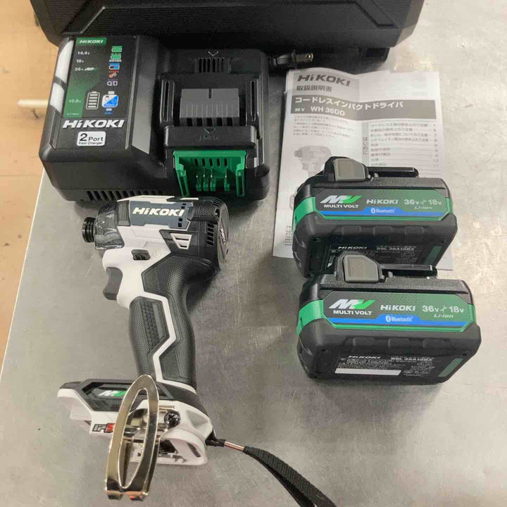 【未使用】ハイコーキ(HIKOKI ※旧:日立工機) コードレスインパクトドライバー WH36DD(2XHSZ)(FW)【草加店】
