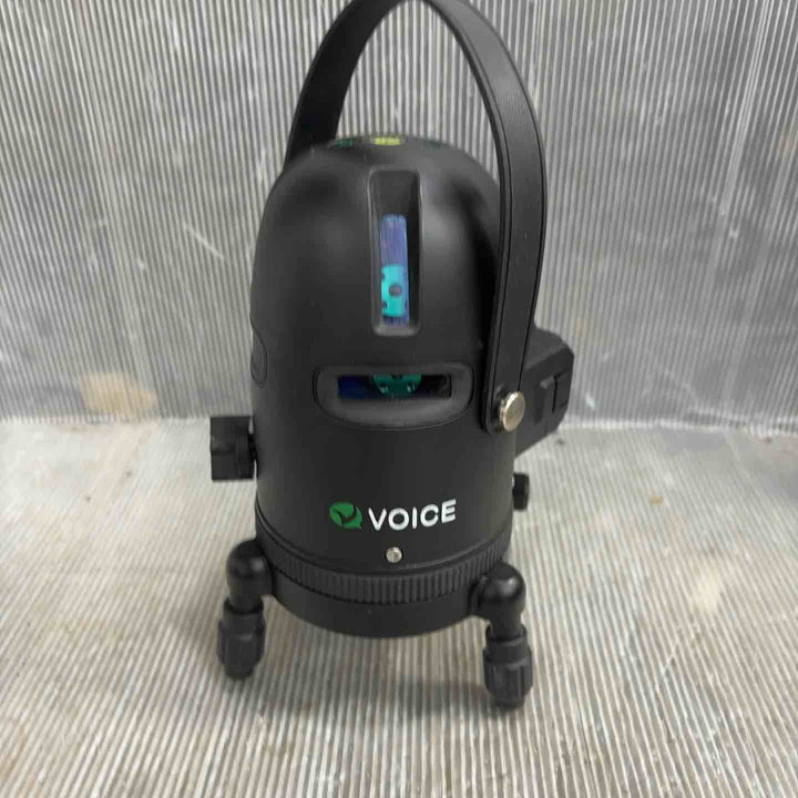 〇VOICE レーザー墨出し器 5ライン(矩十字・横) グリーンレーザー Model-G5【草加店】