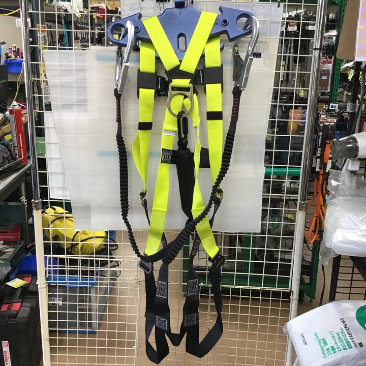 〇育良精機 H100+ハーネスダブルランヤードセット FP81HV100DU/DL-C1J-DL 1セット【草加店】