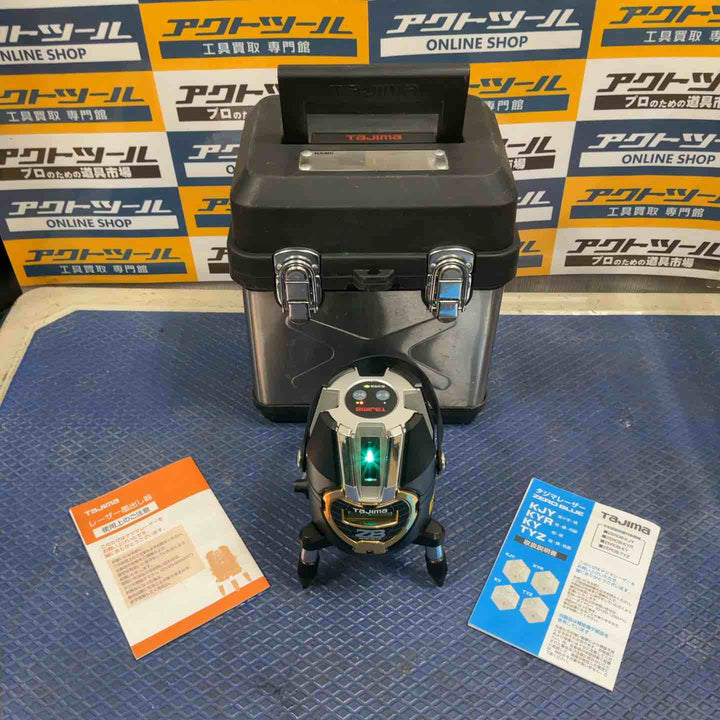 ◇タジマ(TAJIMA)  ブルーグリーンレーザー墨出し器 ZEROB-KY 矩・横  ZERO BLUEーKY【草加店】