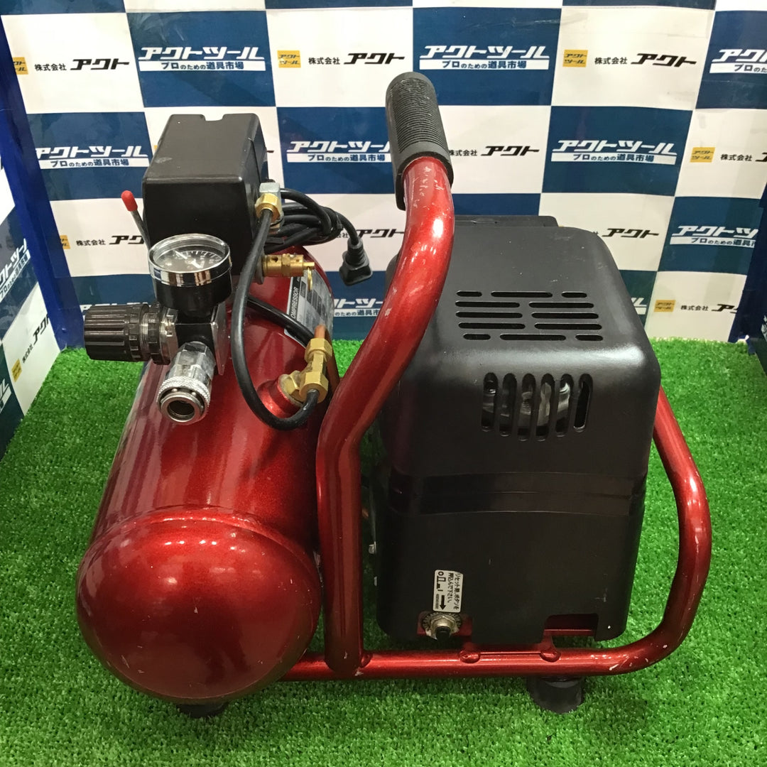 〇藤原産業 (SK11) オイルレス エアーコンプレッサー SR-045 タンク容量 4L SR-L04SPT-01【草加店】
