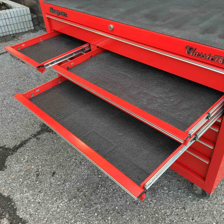 【店頭受取り限定】スナップオン(Snap-on) キャビネット ロールキャブ  KRA2411PBO ダブルバンク クラシックシリーズ 鍵1つ付き 引き出し11段【草加店】