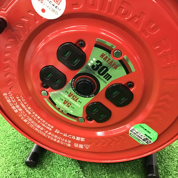 ハタヤ 屋内用100V型コードリール サンデーリール 温度センサー付 30m【桶川店】
