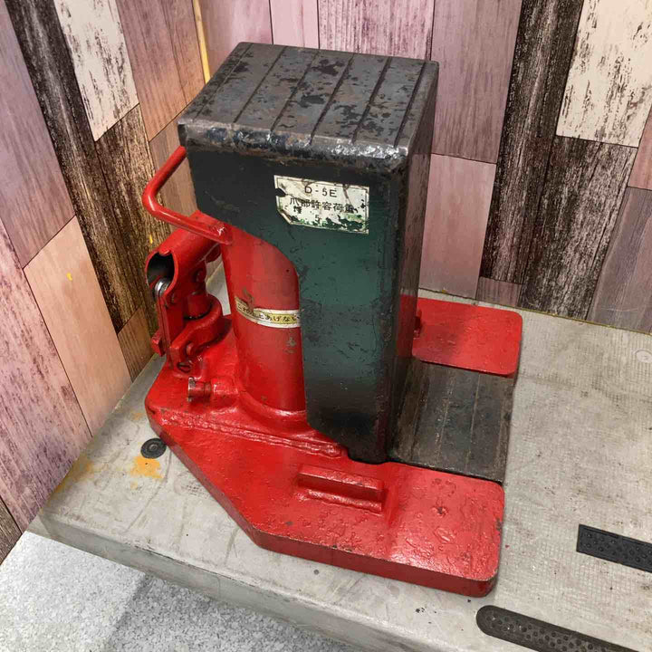 メーカー不明 爪ジャッキ D-5E 爪部許容荷重:5t【八潮店】