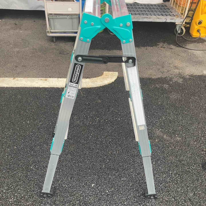 ◇長谷川工業(ハセガワ/Hasegawa) 脚部伸縮式アルミはしご兼用脚立 RYZ1.0-09【川越店】