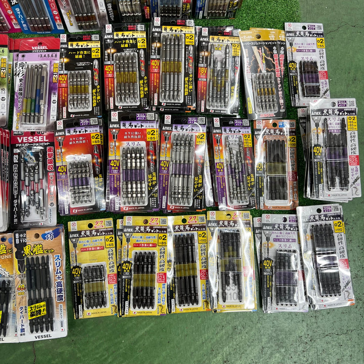 【大特価まとめ売り!】ビット5本入り 150パックまとめ売り 六角軸6.35mm インパクトドライバー用 メーカー・サイズ混合【桶川店】