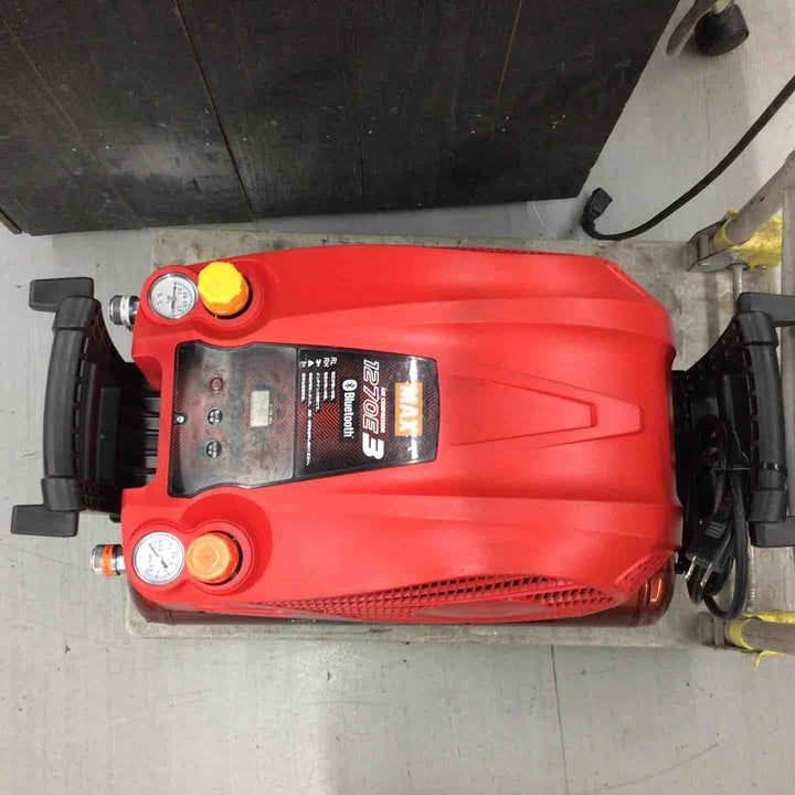 ★マックス(MAX) エアコンプレッサー AK-HL1270E3_レッド【戸田店】