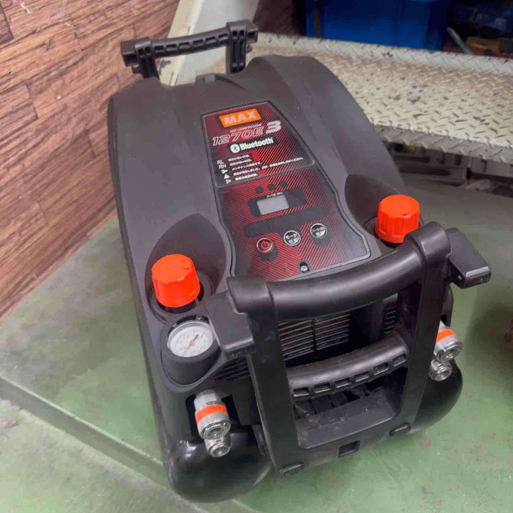 【中古品】マックス(MAX) エアコンプレッサー AK-HH1270E3_ブラック 充填時間:約5分【桶川店】