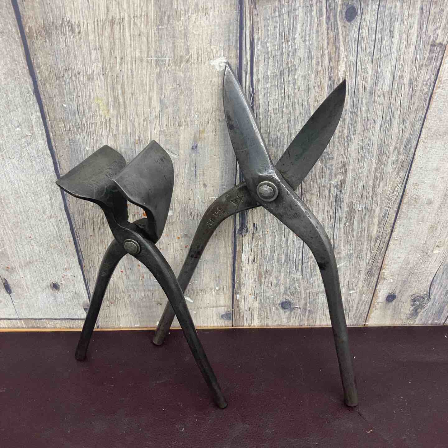 中古品】 板金鋏(ハサミ) 茂盛光 鋏・掴み 2点まとめ 【東大和店