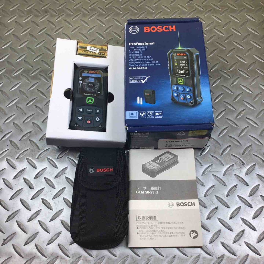 ◇ボッシュ(BOSCH) グリーンレーザー距離計 GLM50-23G【川崎店】