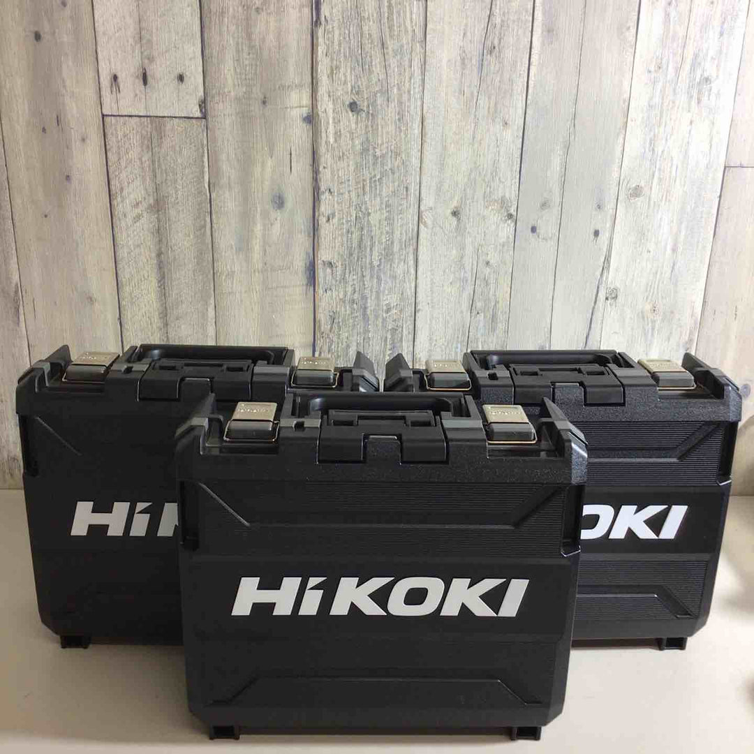 【未使用品】ハイコーキ(HIKOKI ※旧:日立工機) コードレスインパクトドライバ ストロングブラック WH36DD(2XHBSZ) 3台セット【戸田店】