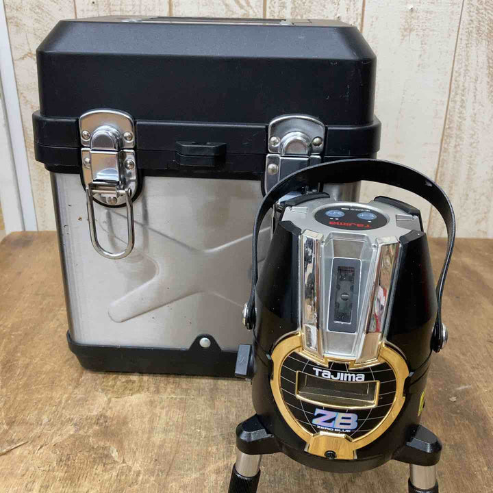 【中古品】タジマ(TAJIMA) ブルーグリーンレーザー 墨出し器 ZEROB-TYZ  縦・横・地墨 ゼロブルー ジンバル 乾電池専用【柏店】