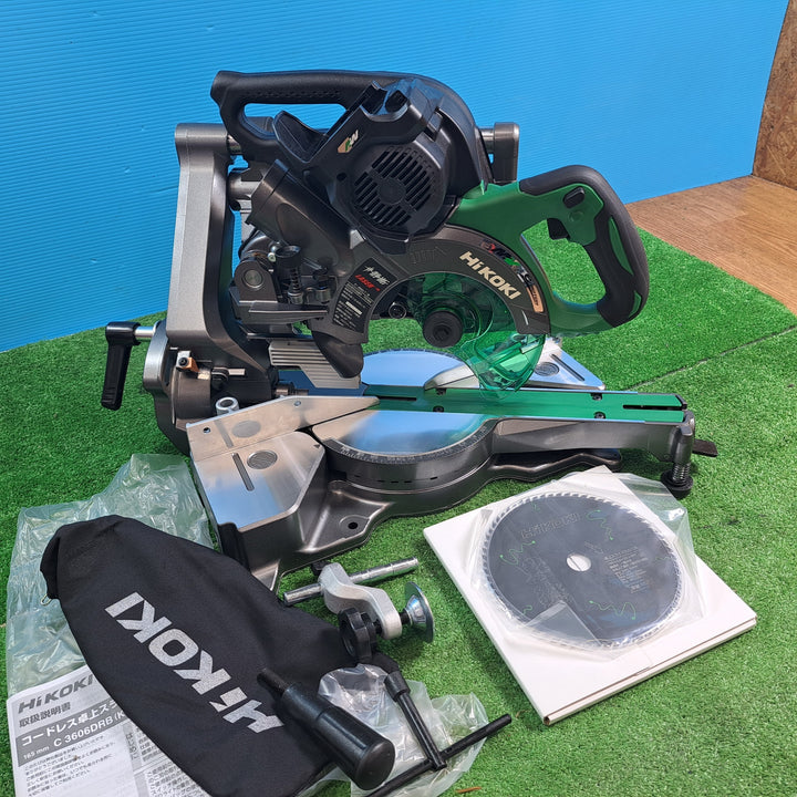 ★ハイコーキ(HIKOKI ※旧:日立工機) コードレス卓上スライド丸のこ C3606DRB(K)(NN)【岩槻店】