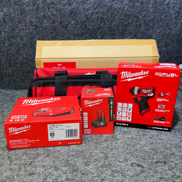ミルウォーキー 12V インパクトドライバ  オリジナルコンボキット  M12 FID-0 【桶川店】