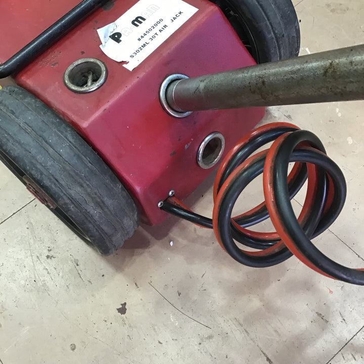 【店頭受取り限定】pa-man ジャッキエア 油圧式 30t トラック用 コンパクト 2段ジャッキ S302ML【草加店】