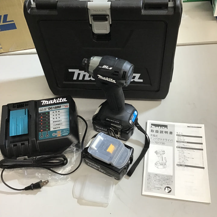 【中古品 美品】★マキタ makita 18V コードレスインパクトドライバー TD173DRGXB 【戸田店】
