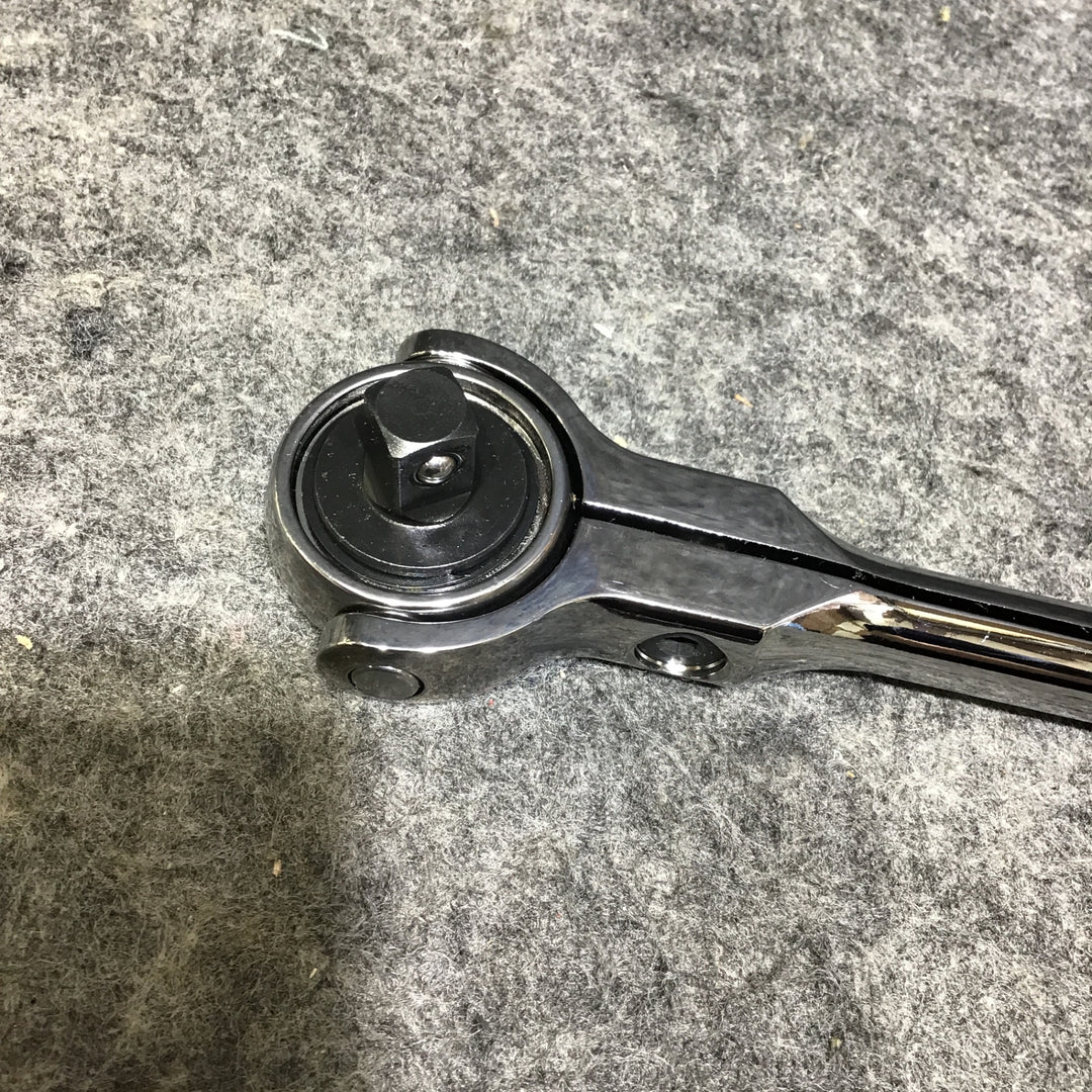 ▼スナップオン/Snap-on 3/8drスイべルヘッドラチェット 差込角:3/8 FHNFD100 旧グリップ パールブルー【桶川店】