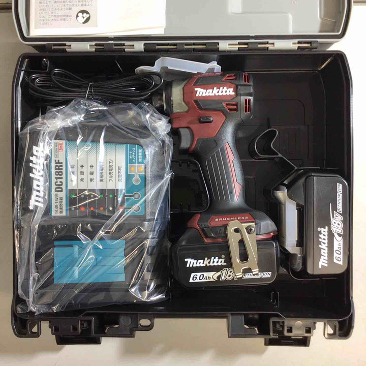 【未使用品】マキタ(makita) コードレスインパクトドライバー TD173DGXAR 3台セット レッド【戸田店】