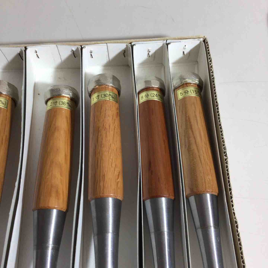 【未使用品】助丸 6本組 厚鑿 ハイス 鑿 鉋 大工道具 【戸田店】