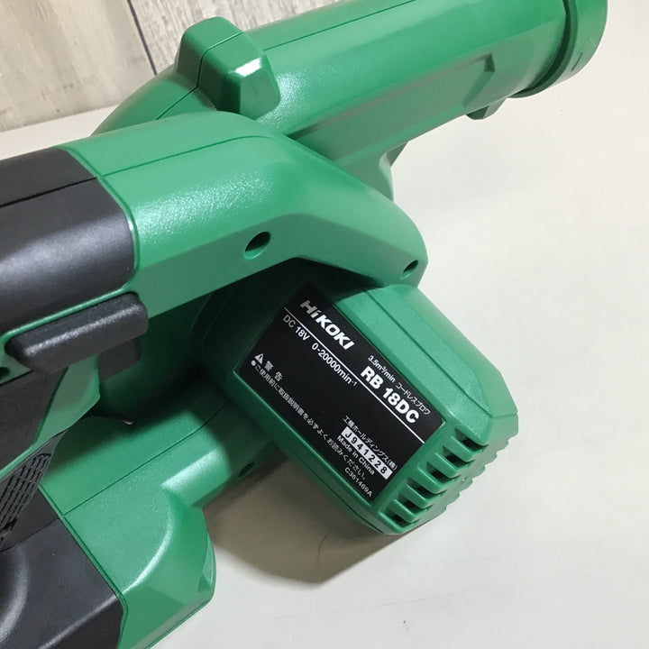 ★ハイコーキ(HIKOKI ※旧:日立工機) コードレスブロア RB18DC(NN)【戸田店】