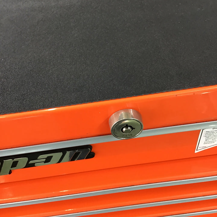 【店頭受取り限定】Snap-On スナップオン KRA2007KCPJK 7段ロールキャブ キャビネット(オレンジ) 工具箱  【桶川店】