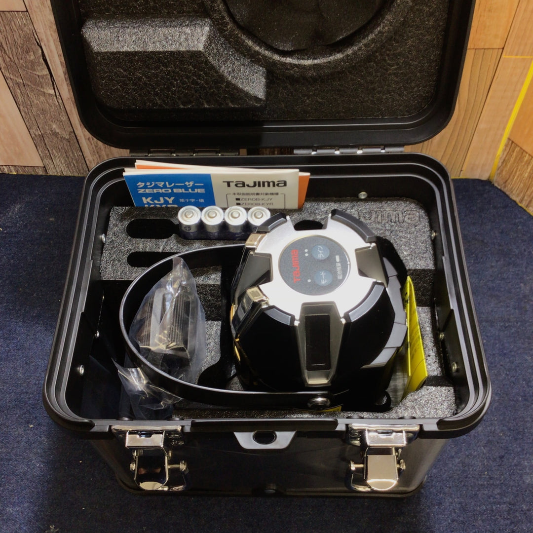 〇タジマ(TAJIMA)  ブルーグリーンレーザー墨出し器 ZEROB-KY 矩・横  ZERO BLUEーKY【八潮店】