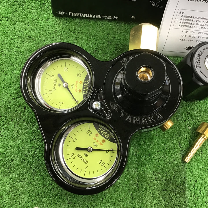 日酸TANAKA マスター6 OGガード付 Q832C 酸素調整器 溶断 溶接 関東式 【桶川店】