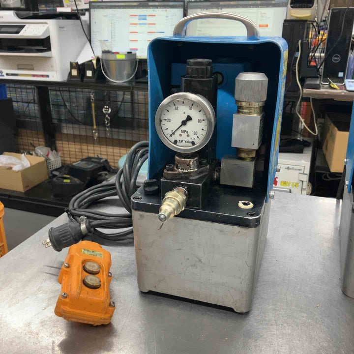 【中古品】※現状品【シリ不明】大阪ジャッキ 電動油圧ポンプ NEX-2【戸田店】