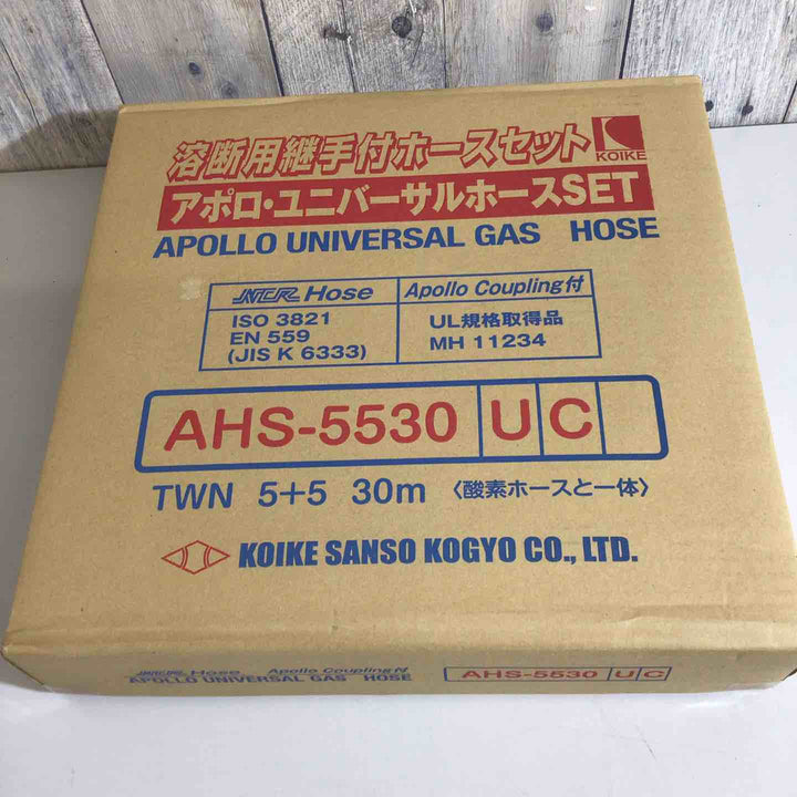 【未使用品】小池酸素AHS-5530コイケ酸素ガスアセチレンホース【戸田店】
