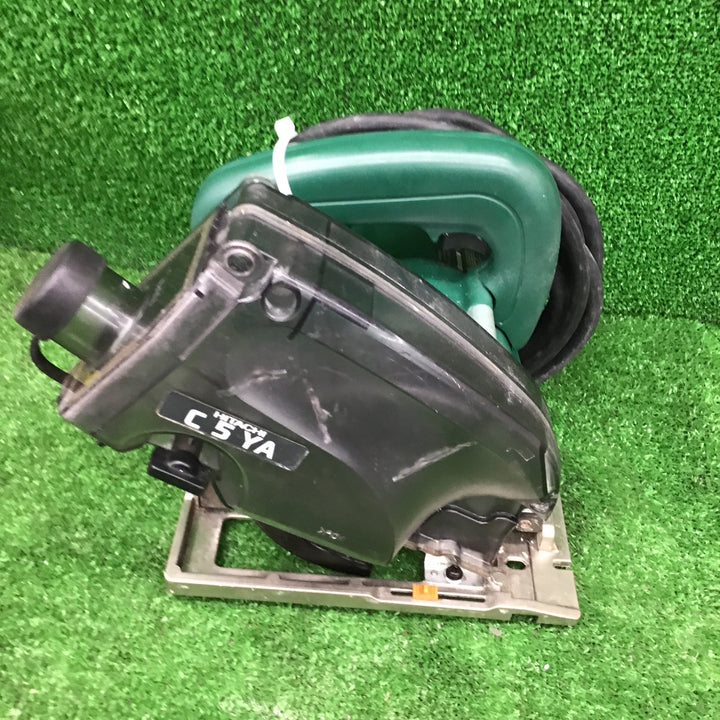 ★ハイコーキ(HIKOKI ※旧:日立工機) 集じん丸のこ C5YA【桶川店】